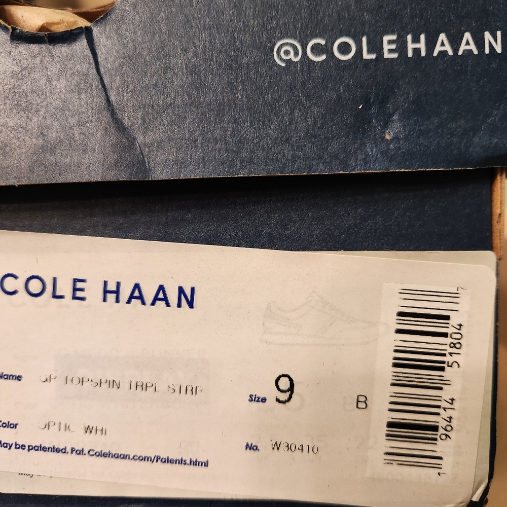 Cole Haan Women's Grandpro Topspin Triple Strap Sneaker W30410-B Optic White New - Picture 4 of 4